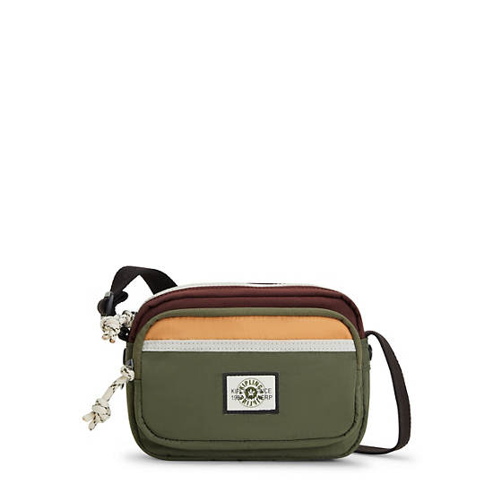 Kipling Sisko Crossbody Táska Olivazöld | HU 1231GS